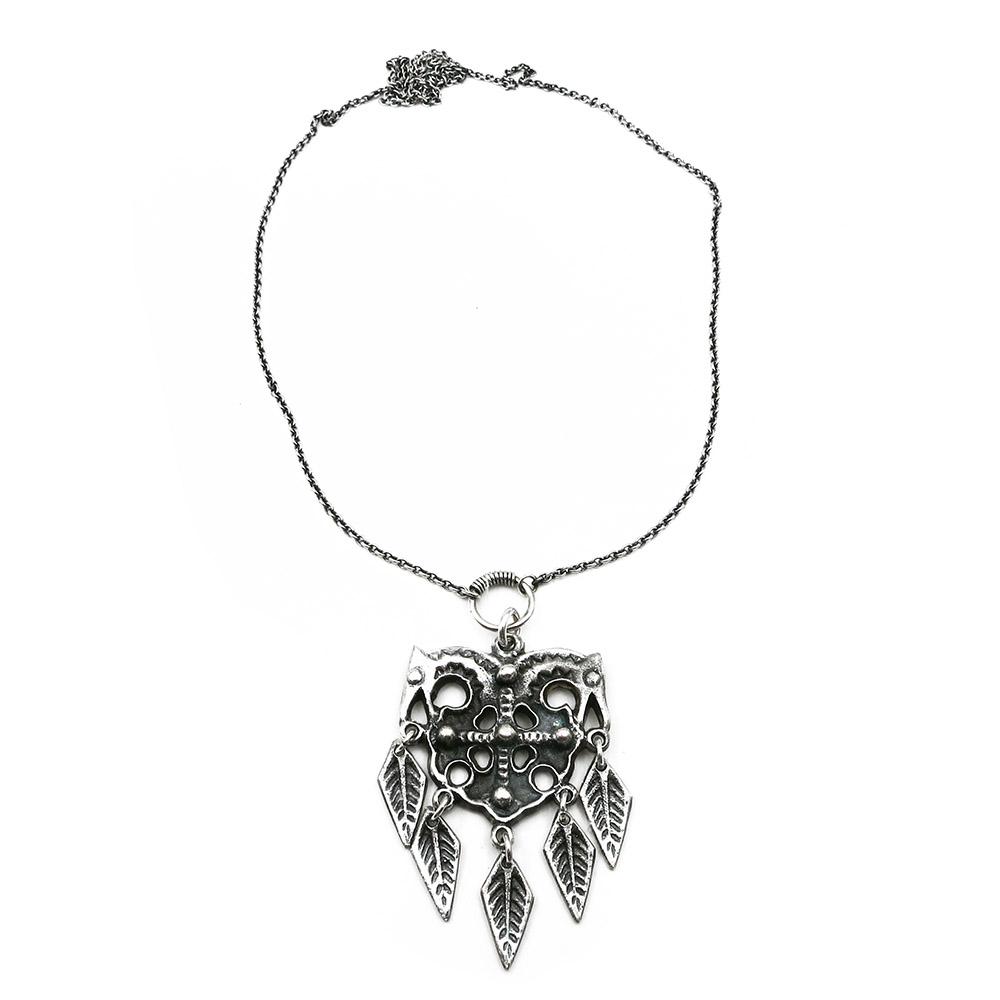 Kalevala Koru hopeinen Heporisti riipus 68cm v.-69 #0