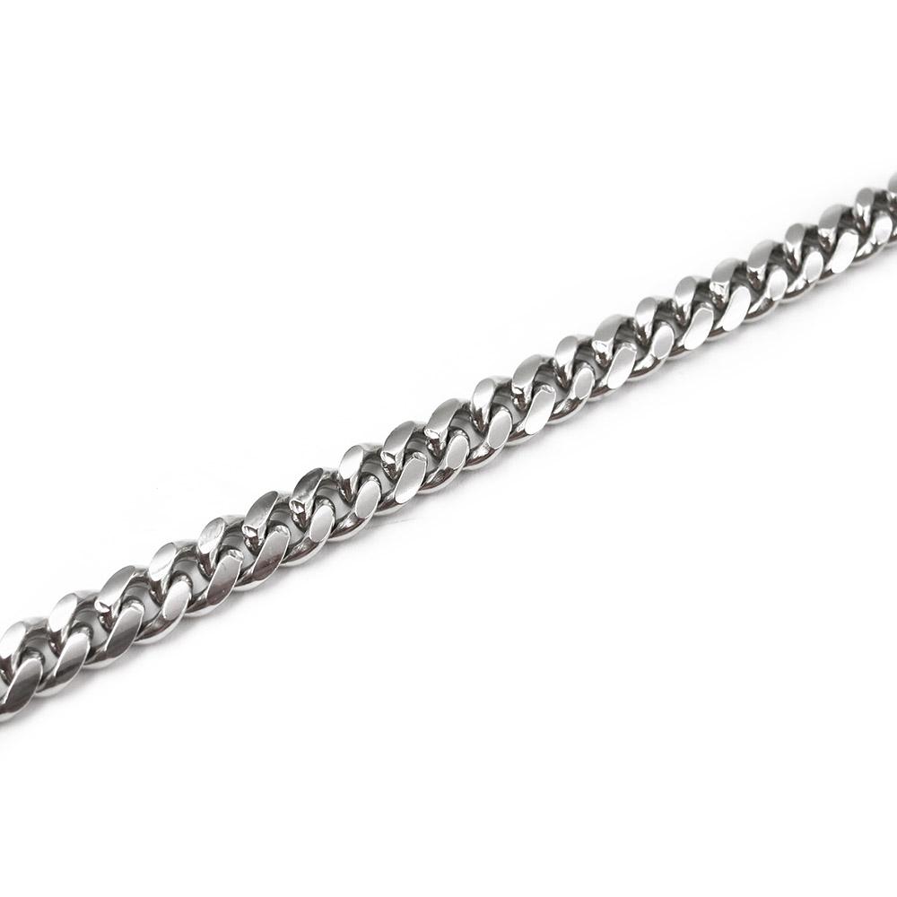 Hopeinen panssariranneketju 21cm #1