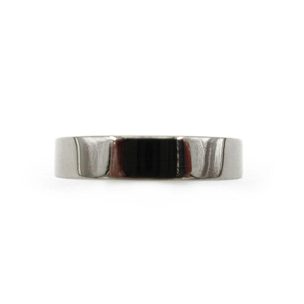 Valkokultainen sileä sormus fl 5mm 16.75 BÖS #1
