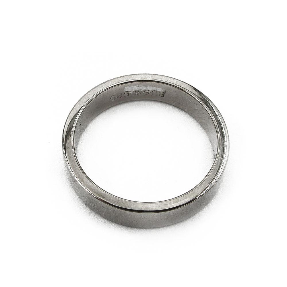 Valkokultainen sileä sormus fl 5mm 16.75 BÖS #2