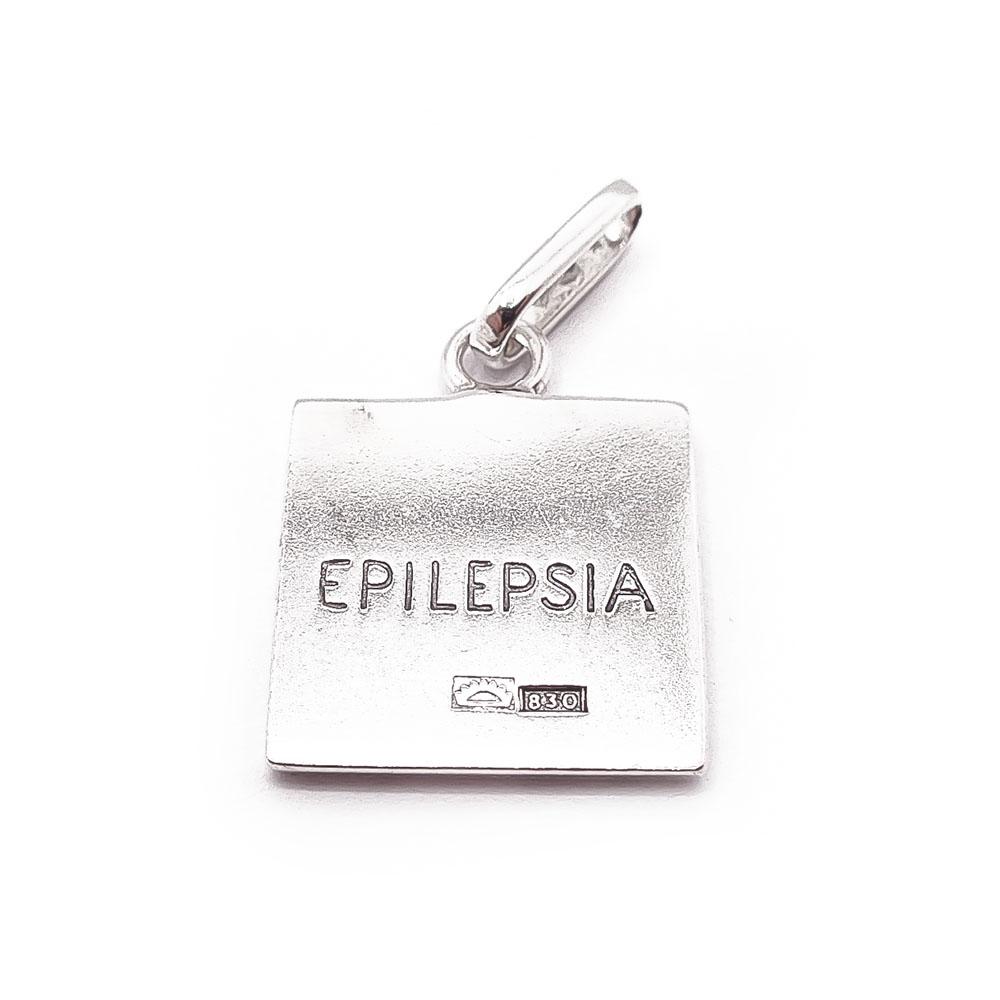 Hopeinen Epilepsia kaulakoru #2