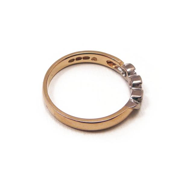 HEL-korun Timanttisormus 3*0,04ct koko 17,5mm #2