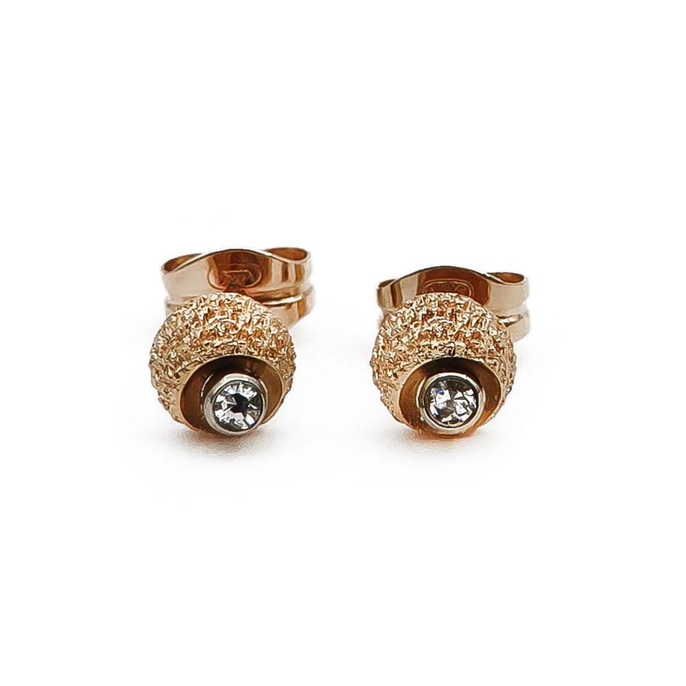 Kultainen timantti tappikorvakorut 2x0,02ct #0