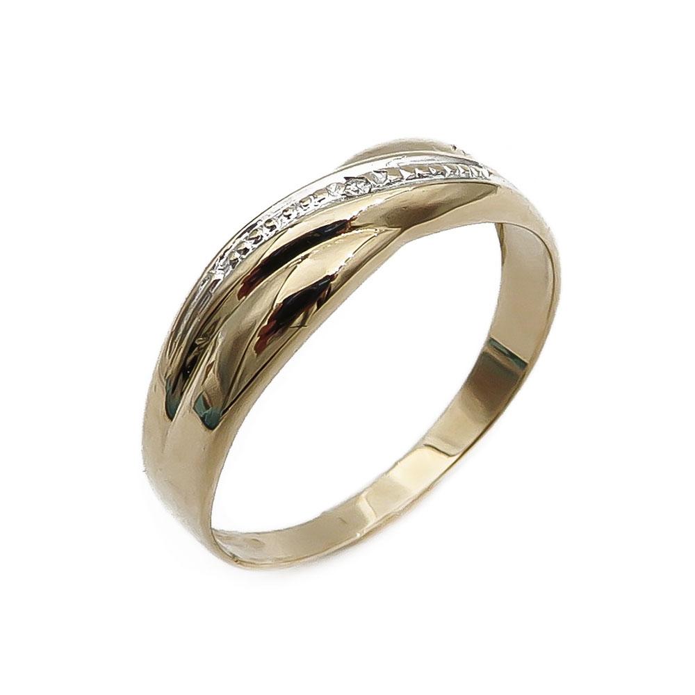 Kultainen timanttisormus 0,003ct 18mm TA #0