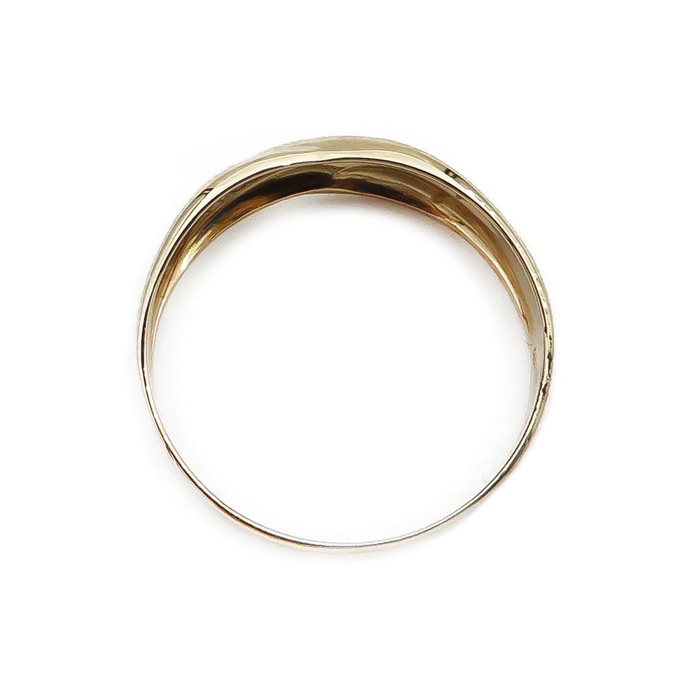 Kultainen timanttisormus 0,003ct 18mm TA #5