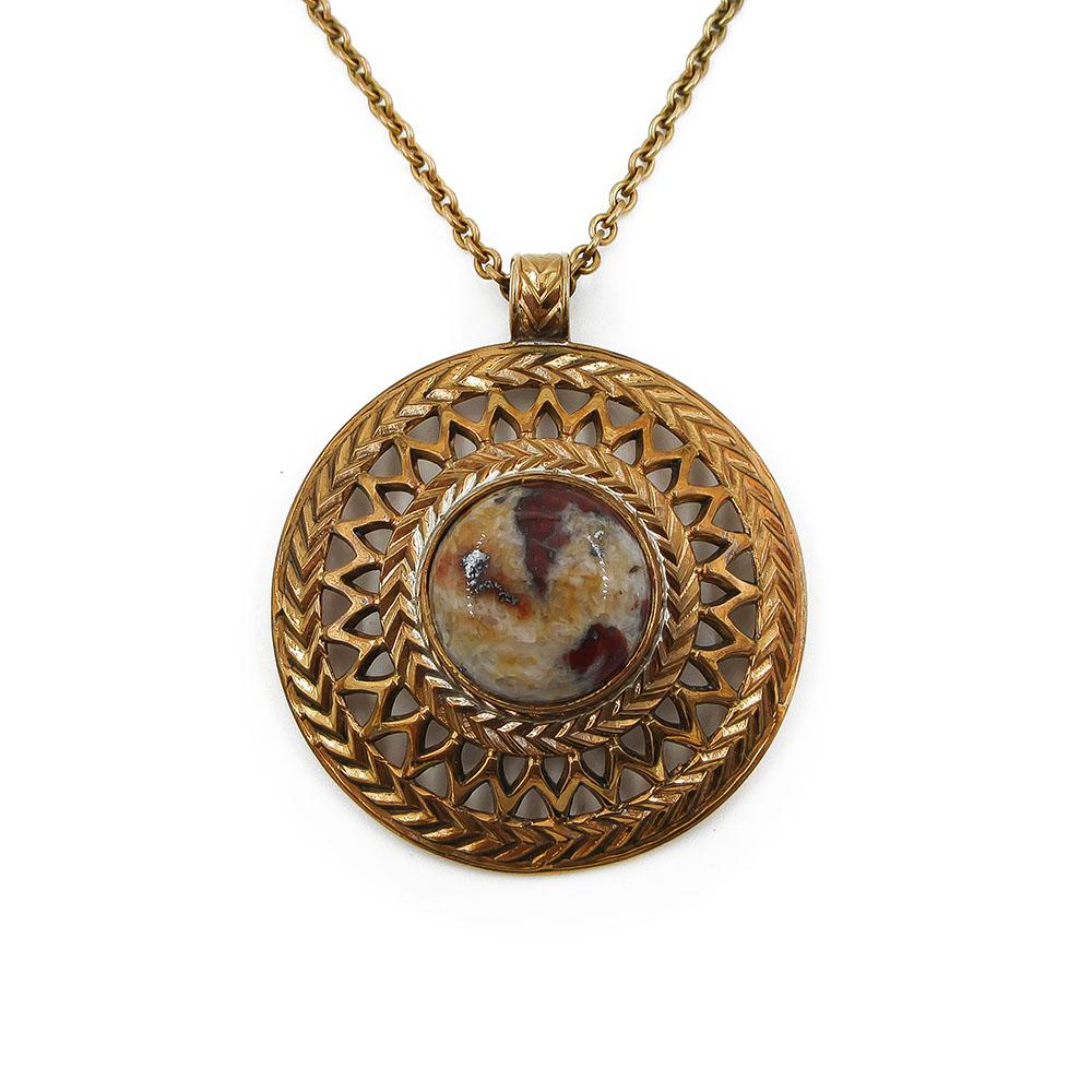 Kalevala koru Uskelan riipus 70cm pronssi #0