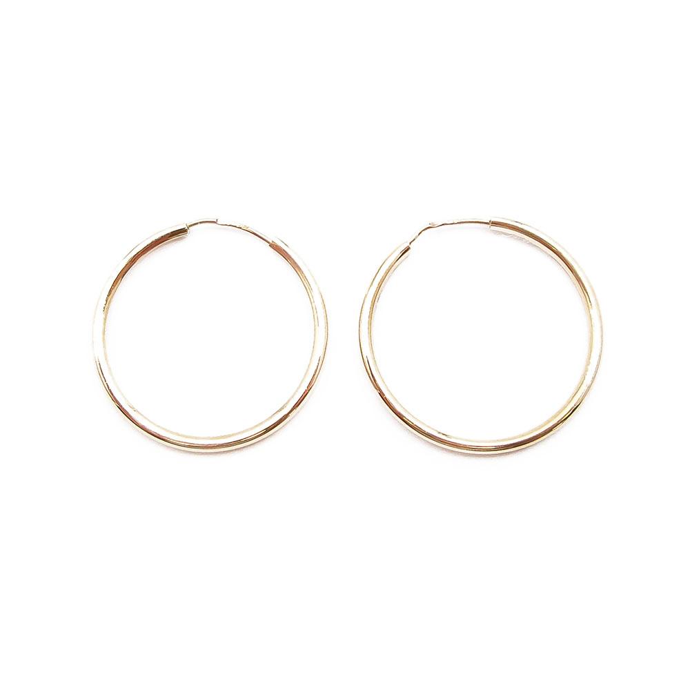 Kultaiset korvarenkaat 1,5x22mm #0