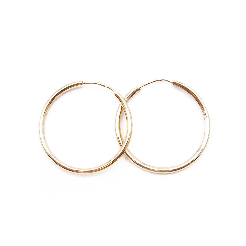 Kultaiset korvarenkaat 1,5x22mm #1