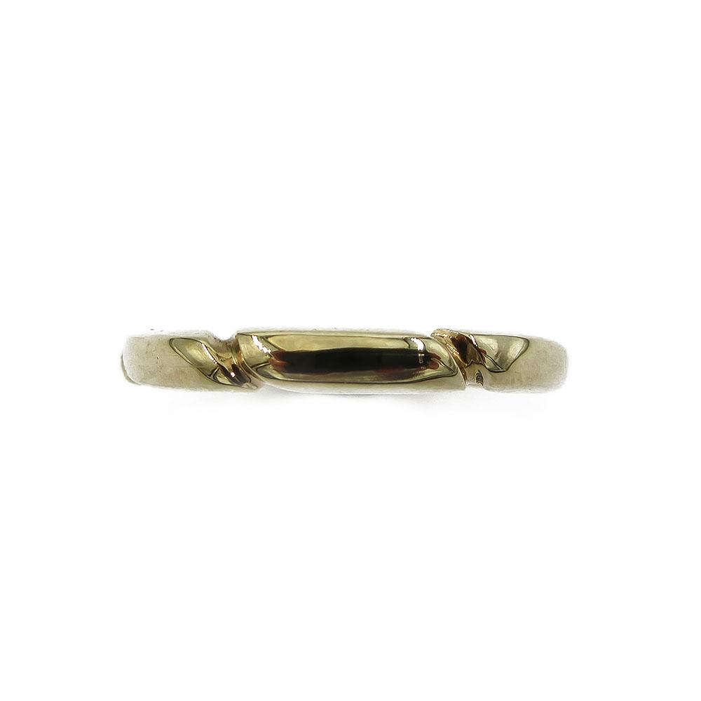 Kultainen sormus poikkisyvennyskuviolla 17,75 #1