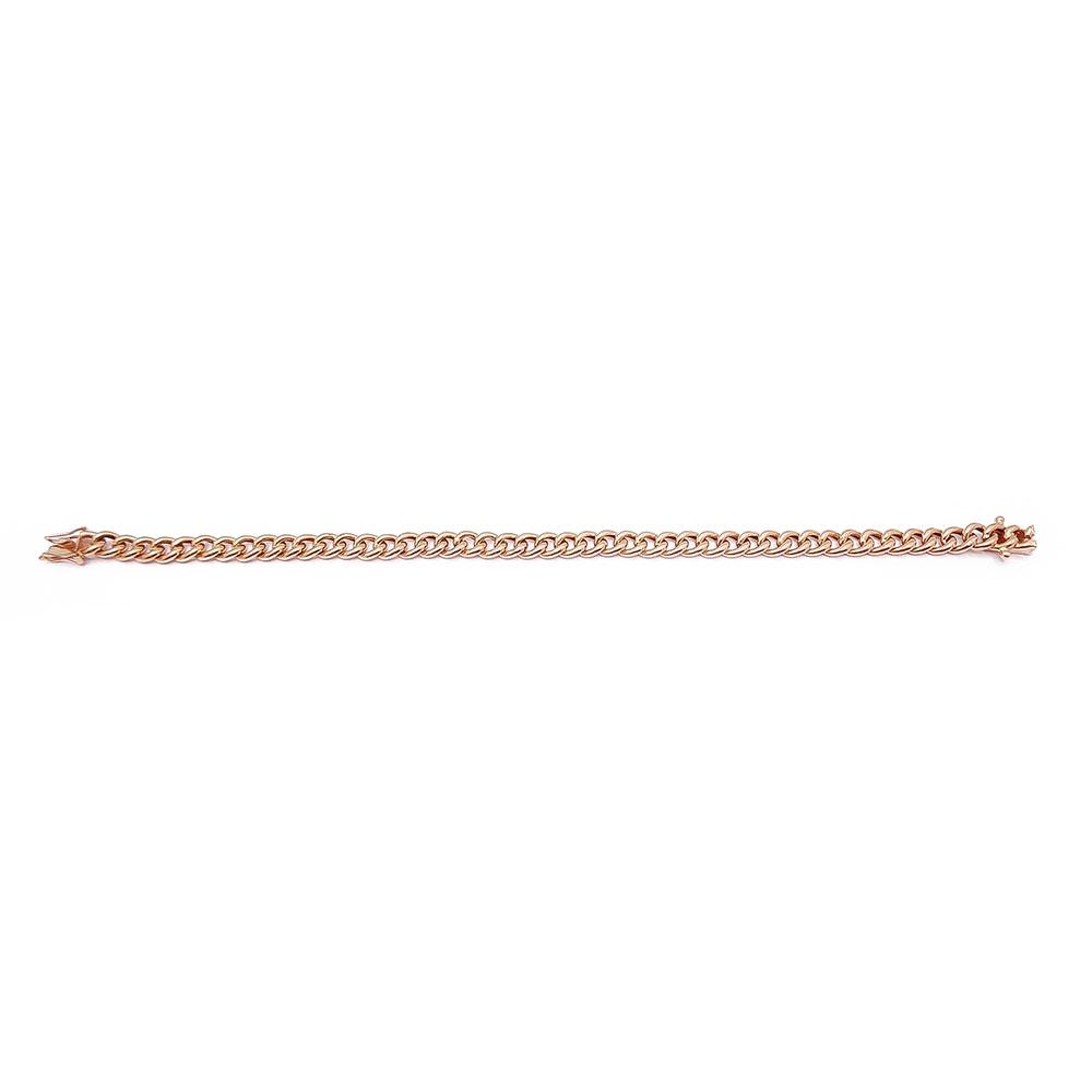 Kultainen panssariranneketju ontto 19cm v.-78 #1