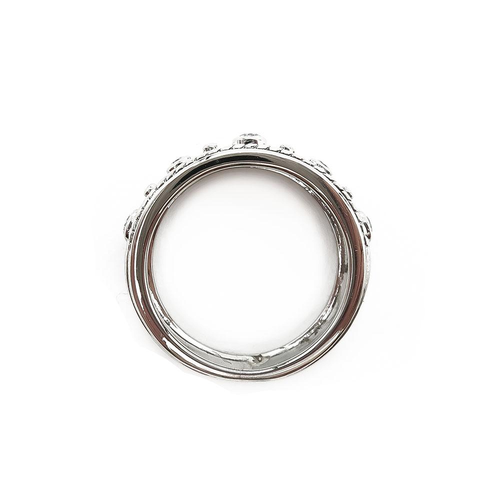 Valkokultainen timanttisormus 0,20ct 17,25mm #2