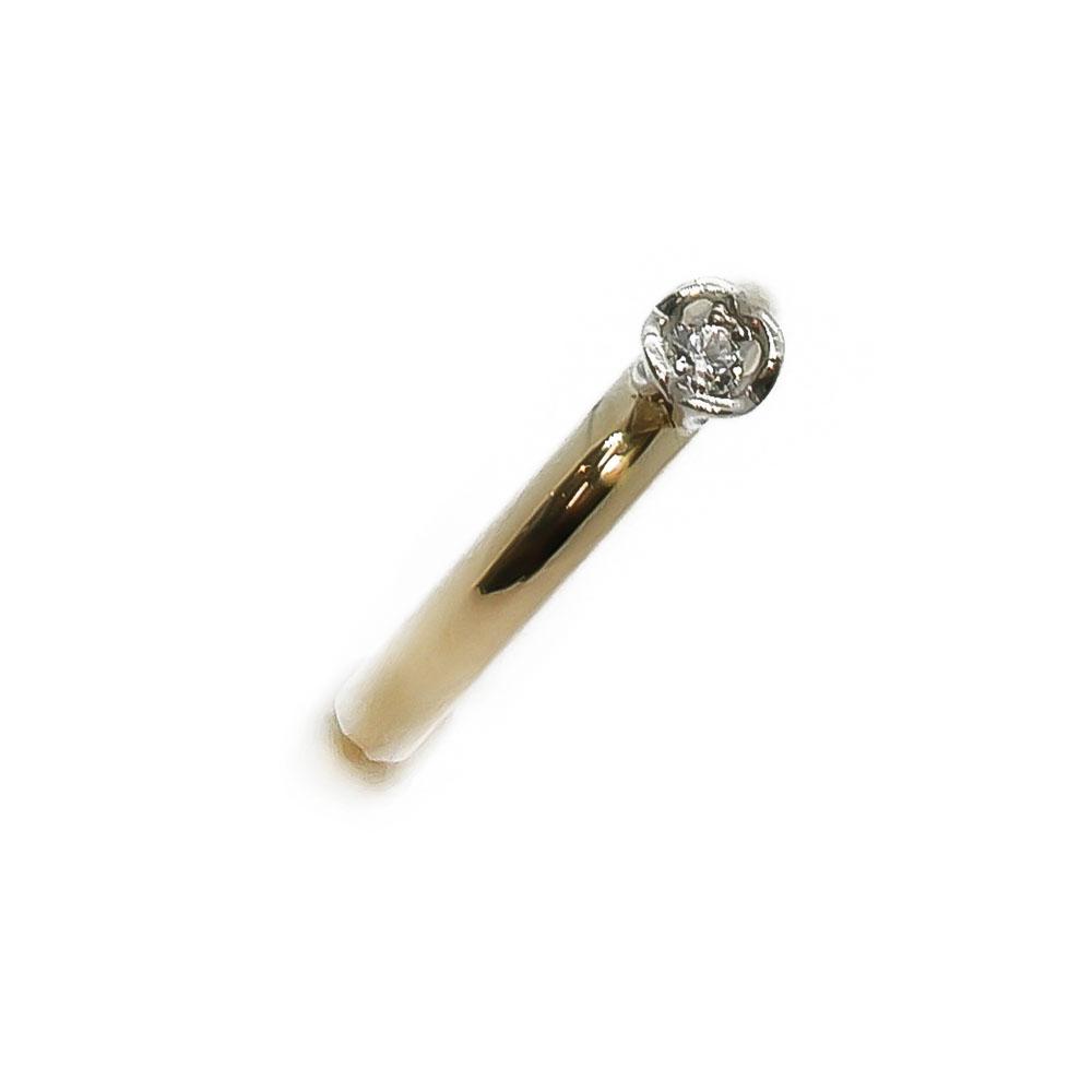 18k Timanttisormus  16,5 #2