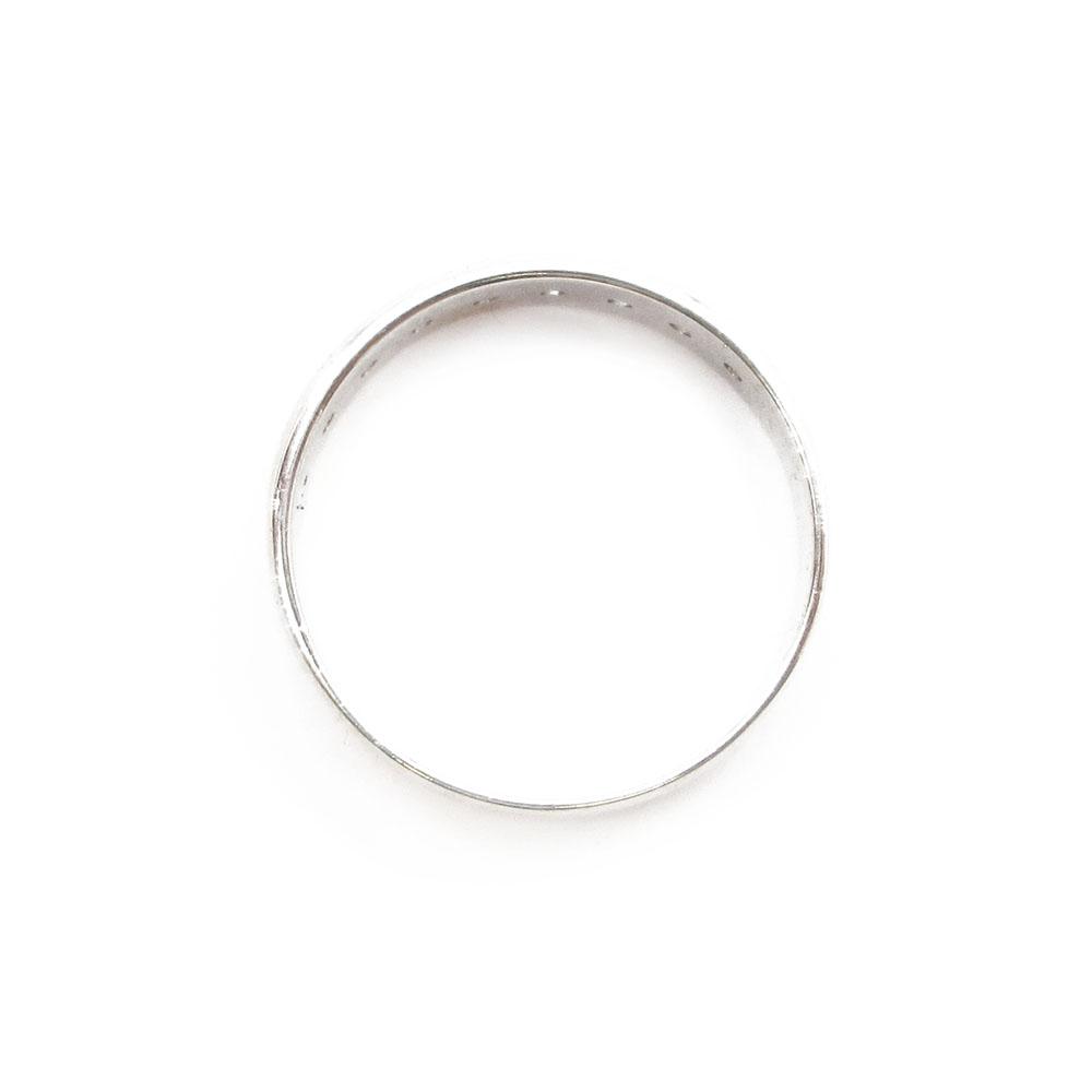 Valkokultainen timanttisormus 9 x 0,01ct koko 17,5 #2