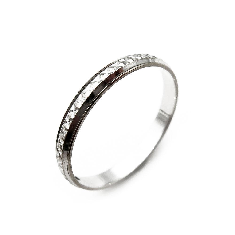 Valkokultainen timanttileikattu Kohinoor sormus 17,5mm #0