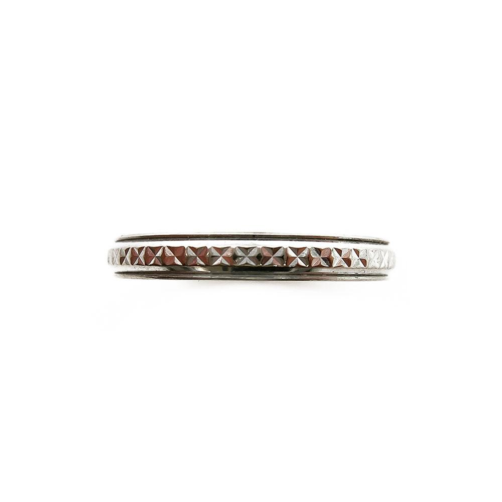 Valkokultainen timanttileikattu Kohinoor sormus 17,5mm #1
