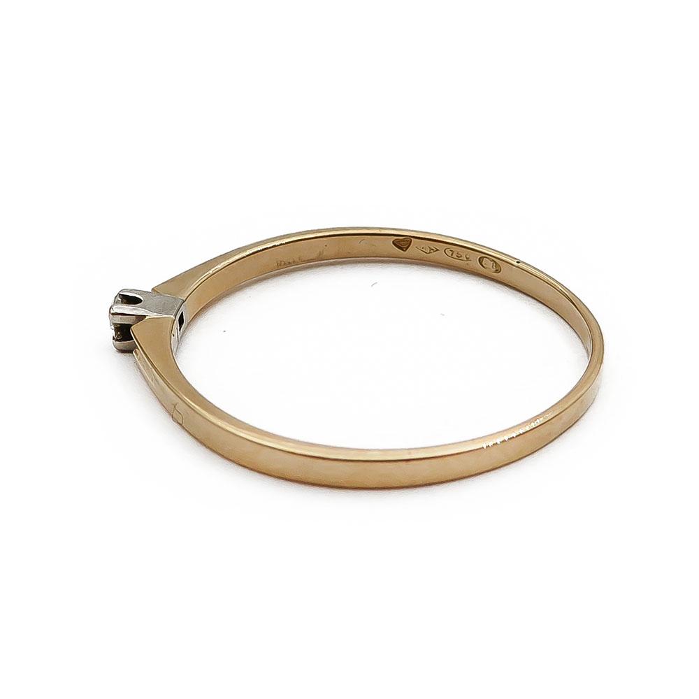 18K timanttisormus 18,25mm 0,05ct #2