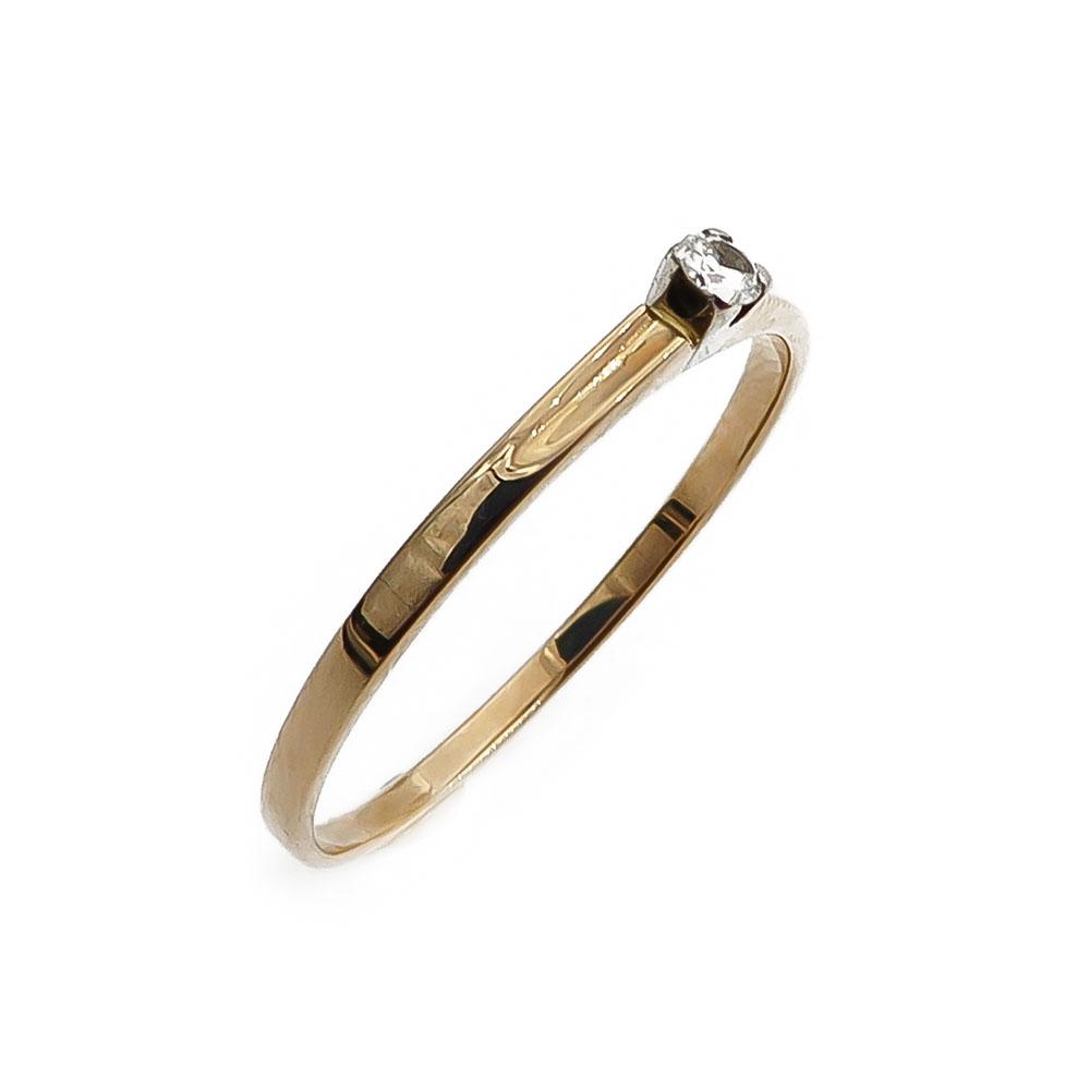 18K timanttisormus 18,25mm 0,05ct #3