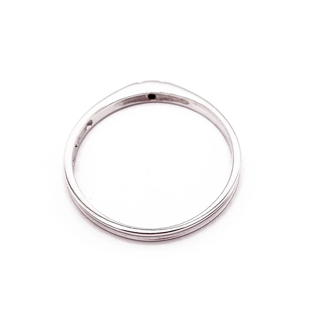 Valkokultainen timanttisormus 0,01ct 16,5mm v.-79 #2