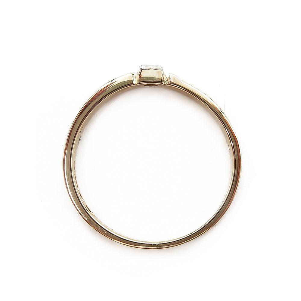 Kuvioitu timanttisormus 0,02ct 17mm #2