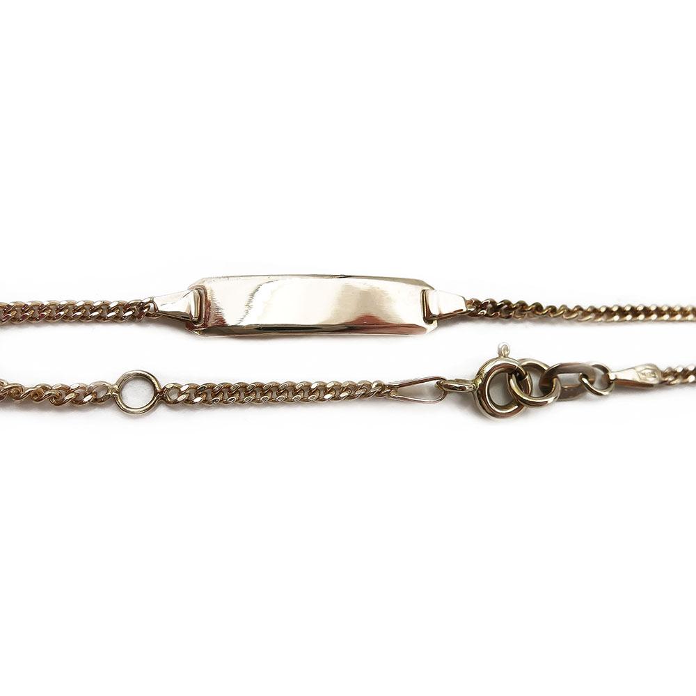 Lasten panssariranneketju laatalla 1,8mm 14-17cm #2