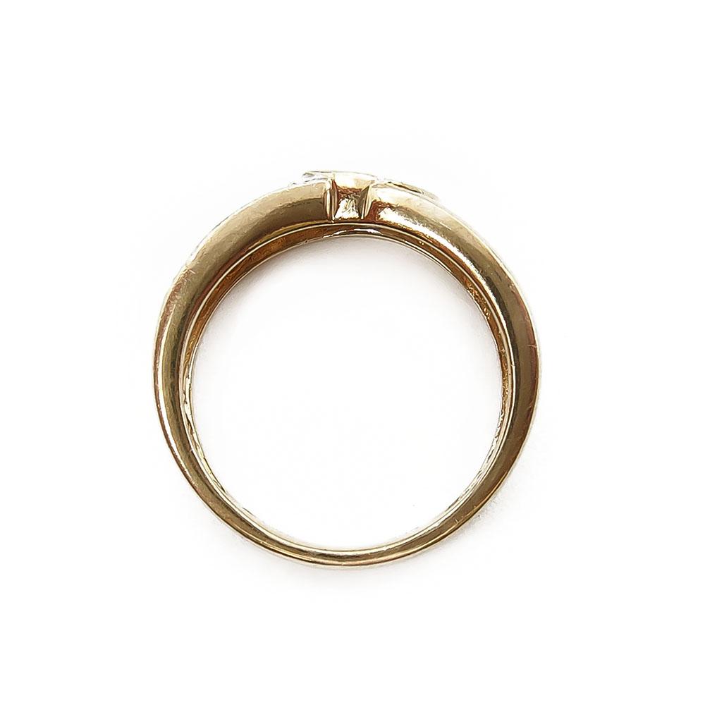 Timanttisinisafiiri sormus 0,12ct 16,25mm #2