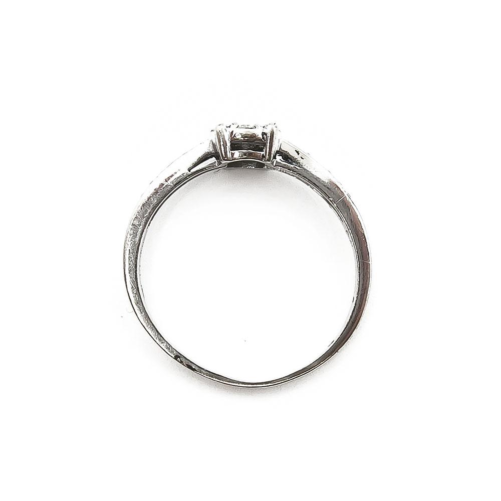 9k Timanttisormus 0,18ct 16,75mm #2