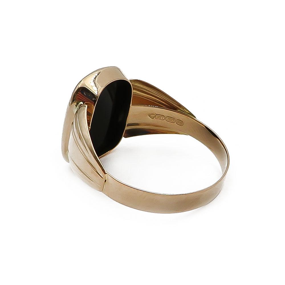 Kultainen onyx sormus 21mm v.-94 #3