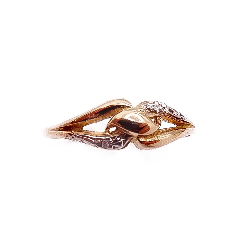 Kultainen timanttisormus 18,5mm 0,005ct #1