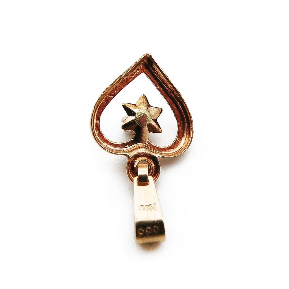 Sydän timanttiriipus 0,005ct #2