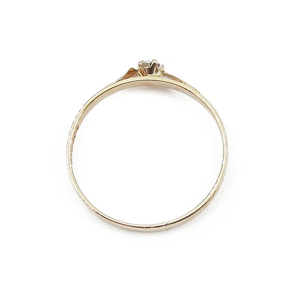 Kultasormus halk.14mm #4