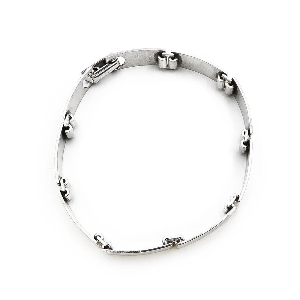 Hopeinen ranneketju 19cm KoY v.-99 #1