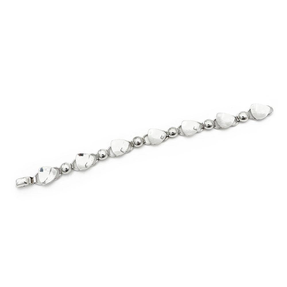 Hopeinen ranneketju 18,5cm v.-67 #0