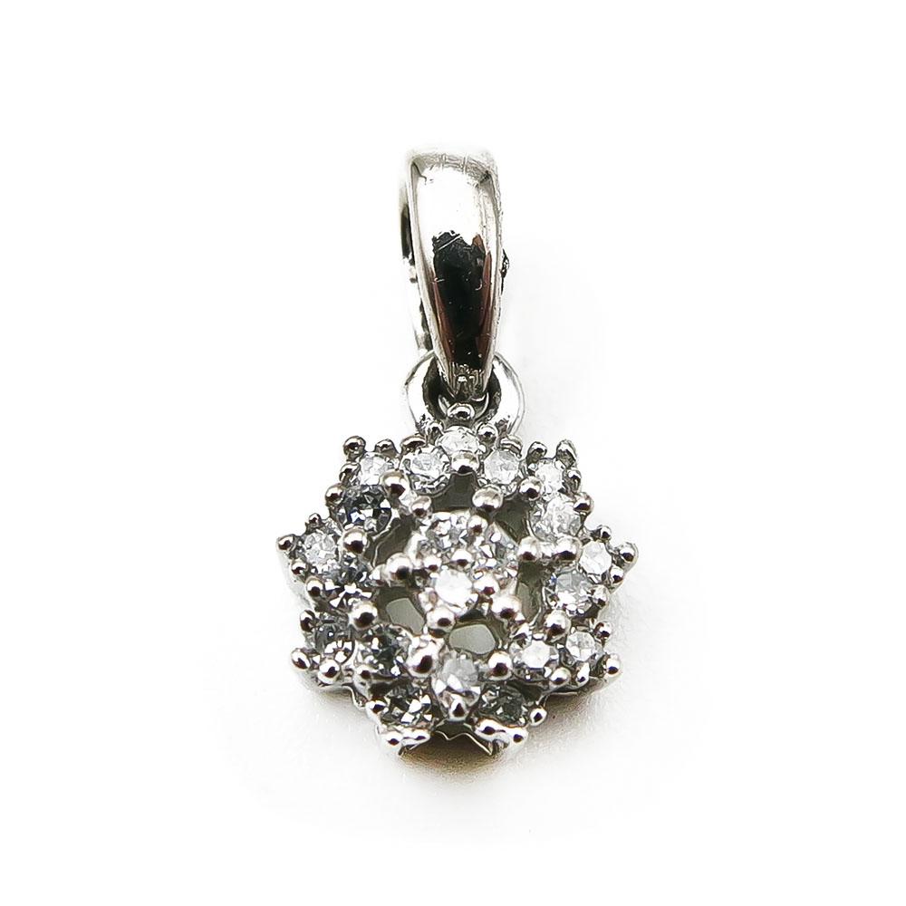 Valkokulta timanttiriipus 0,105ct #0