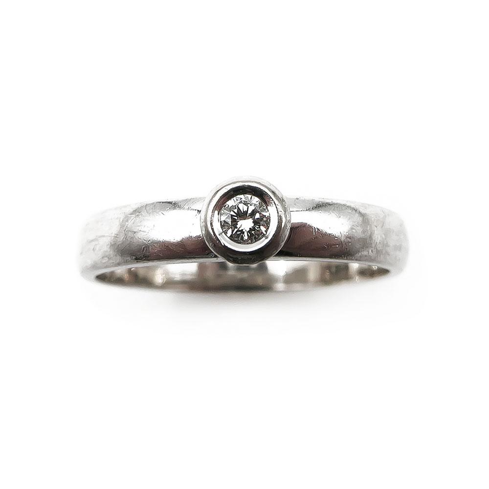 Silván 0,8ct timanttisormus koko 19,75 lev.3mm #1