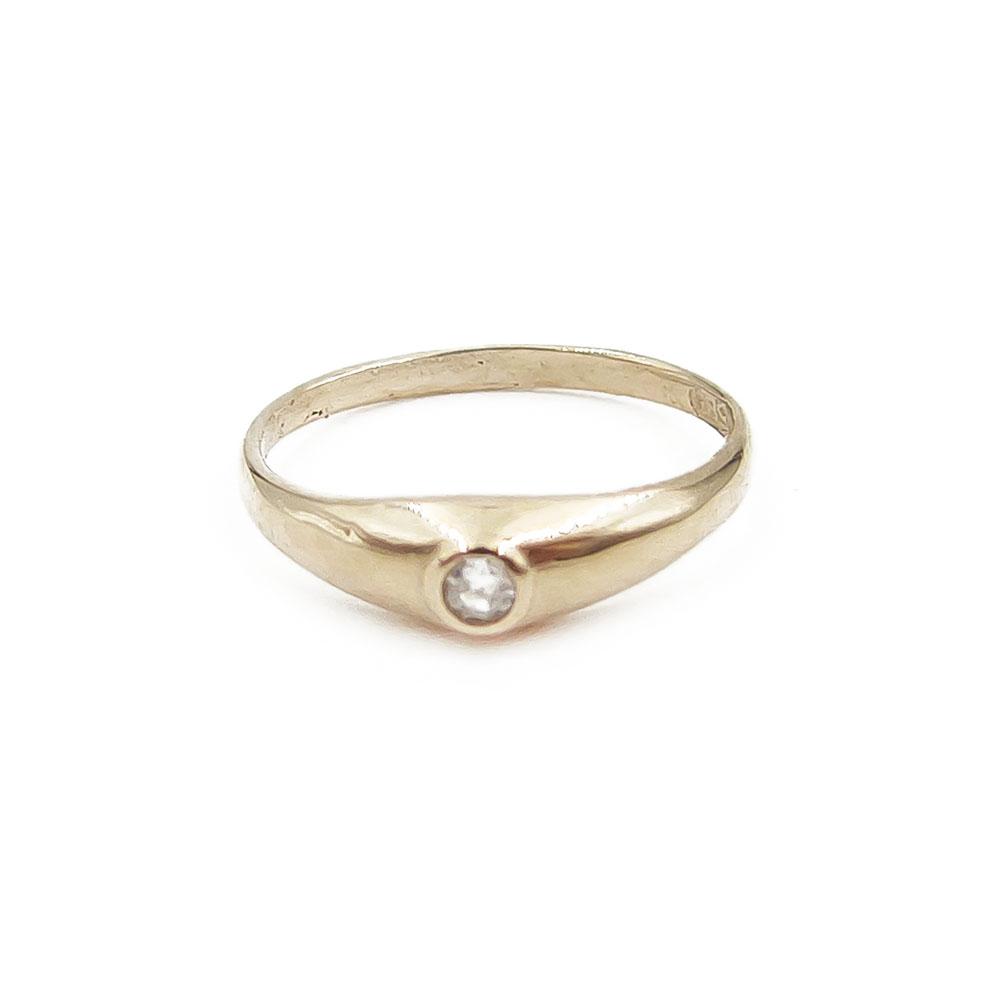 Kastesormus timantti 0,01ct #1