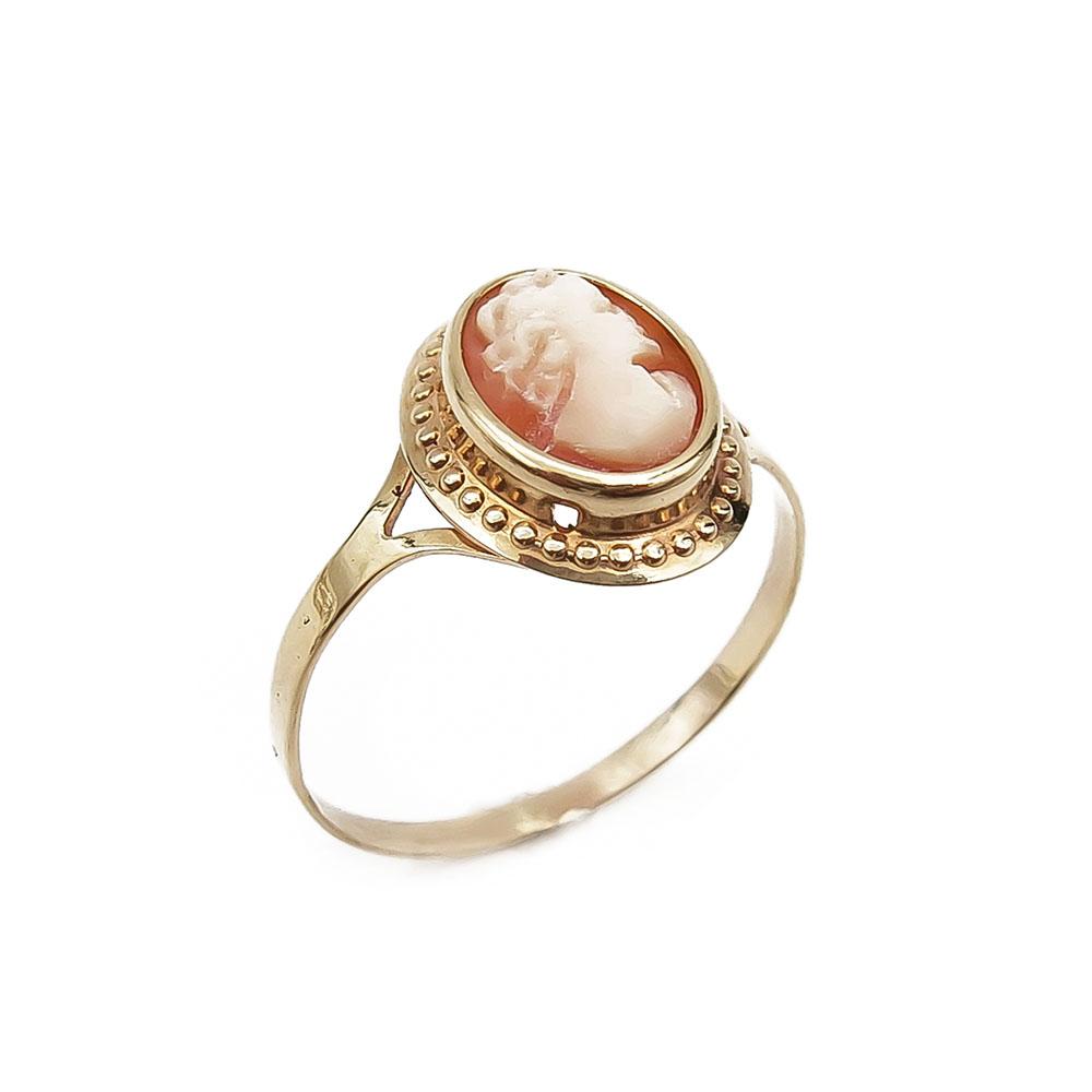 18K Camee sormus 20,25mm #0