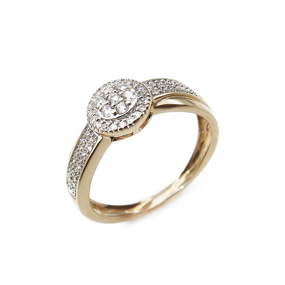Timanttisormus 0,35ct koko16 #0