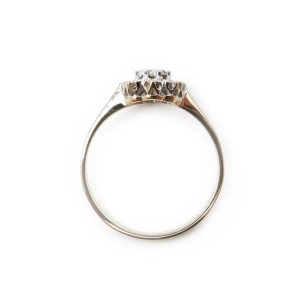 Timanttisormus 0,045ct koko 17,5 #3