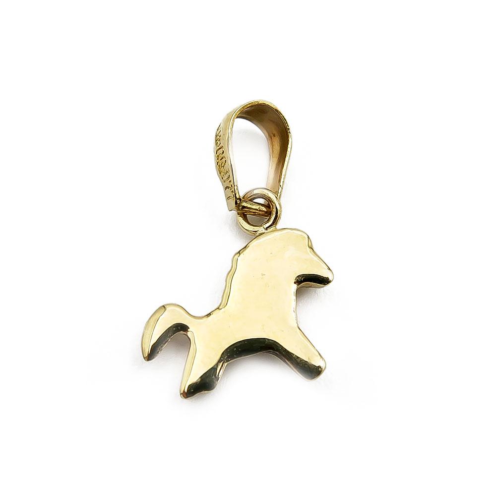 Kultainen riipus, heppa 18k #1