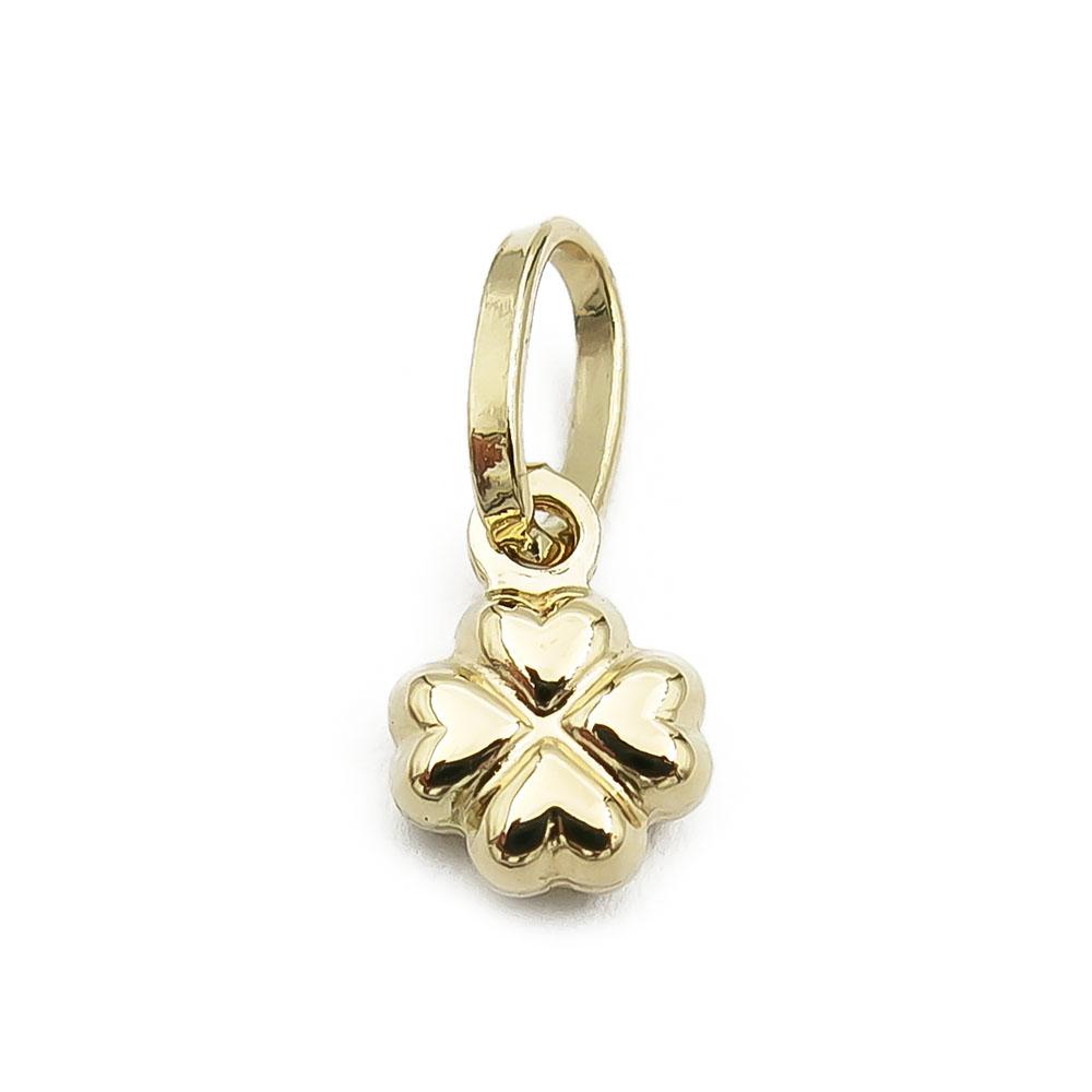Kultainen riipus, neliapila 18k #0