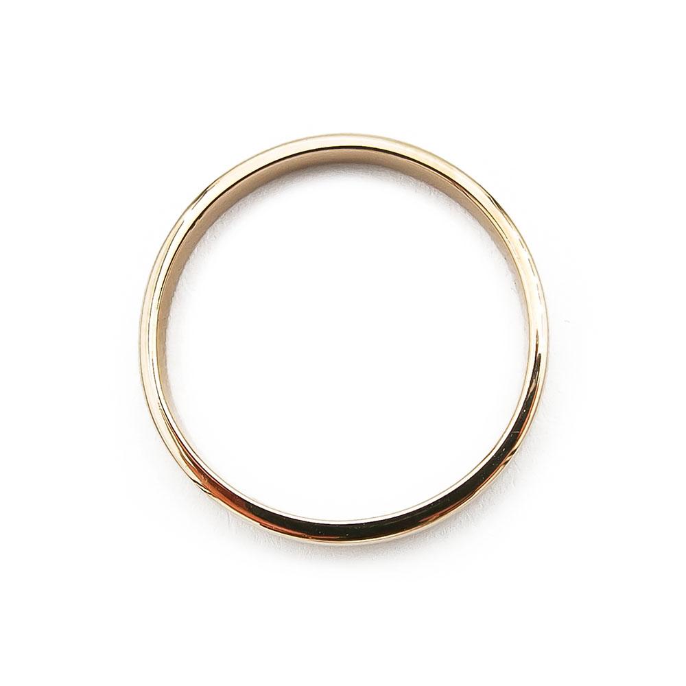 Kultainen flakka sormus 1.9mm 17,25mm 18k #2