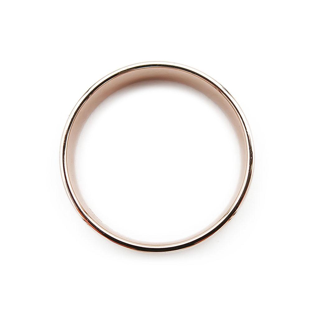 Kultainen sormus 4,6mm 21,25mm puolipyöreä #2