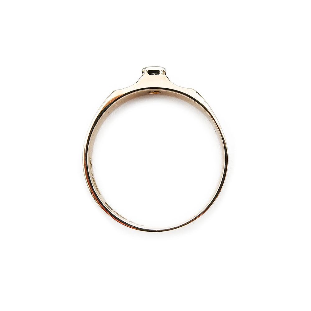 Kultainen timanttisormus 0.01ct 17,25mm 18k v.-71 #2