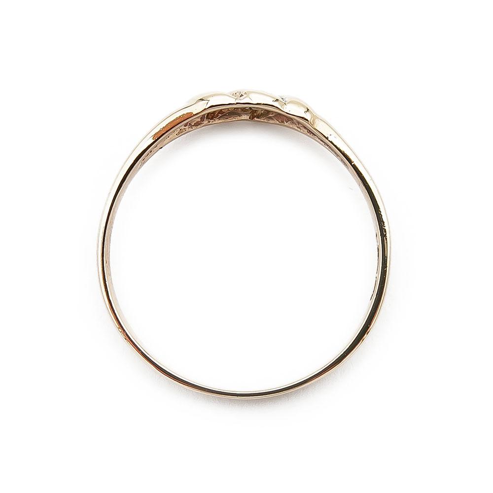Kultainen timanttisormus 0.005ct 18,0mm #2