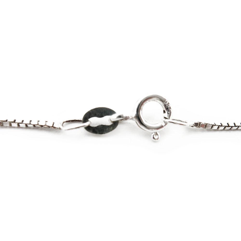 Hopeariipus aidoilla rubiinilla ja zirkonialla 45cm #2