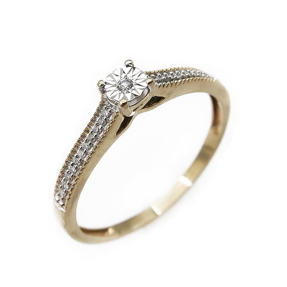 Timanttisormus 0,04ct, koko18 #0