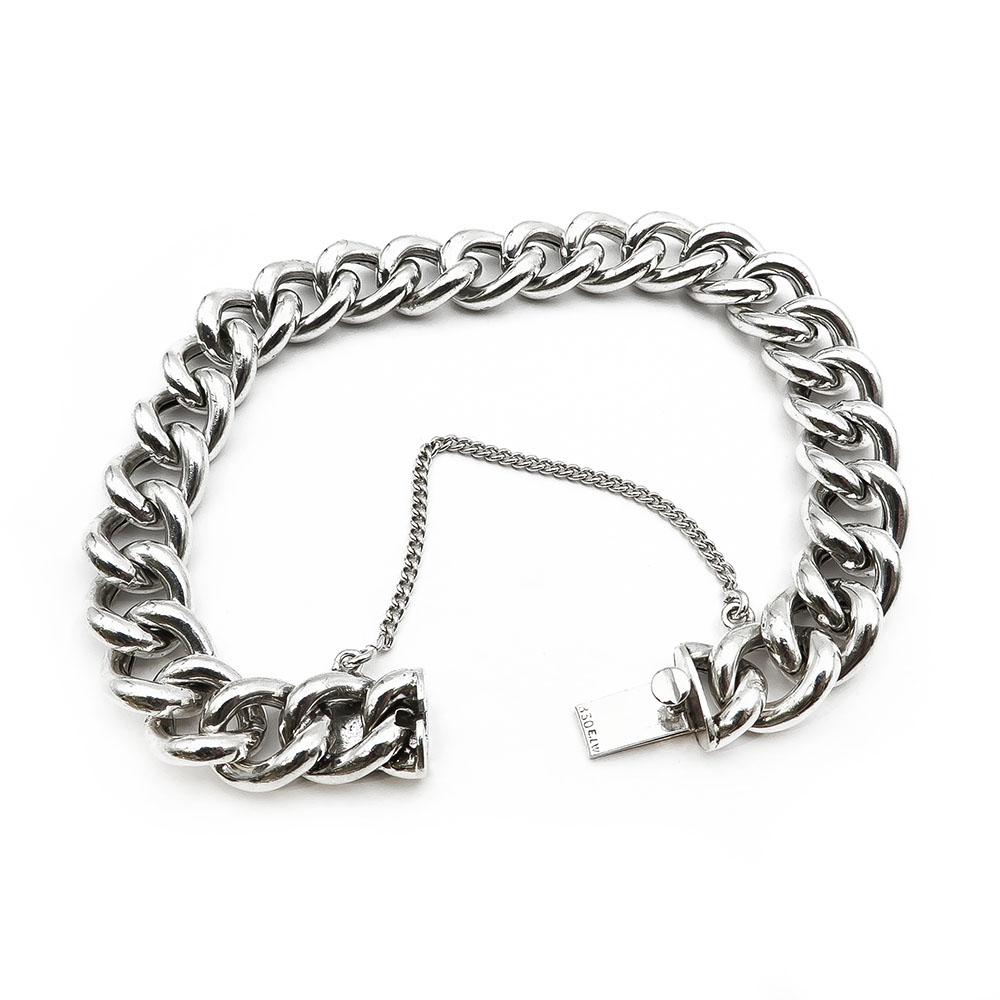 Hopeinen panssariketju 19cm #2