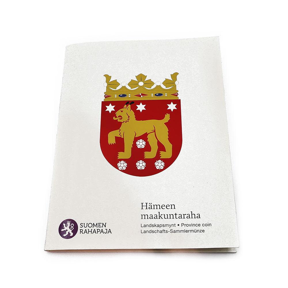 Hämeen maakuntaraha 5 € 2011 Proof alkuperäiskansiossa – Suomen Rahapaja #0