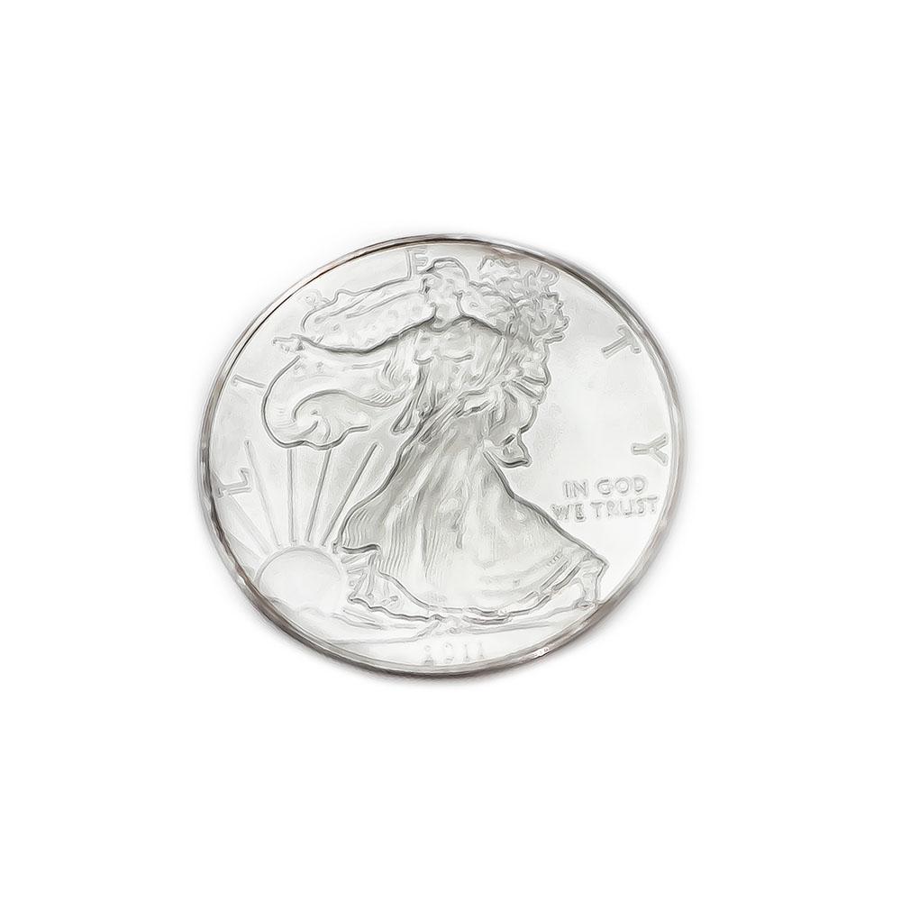 Walking Liberty 1 oz -hopeakolikko Ag 999, 31,10 g – Highland Mint USA #1