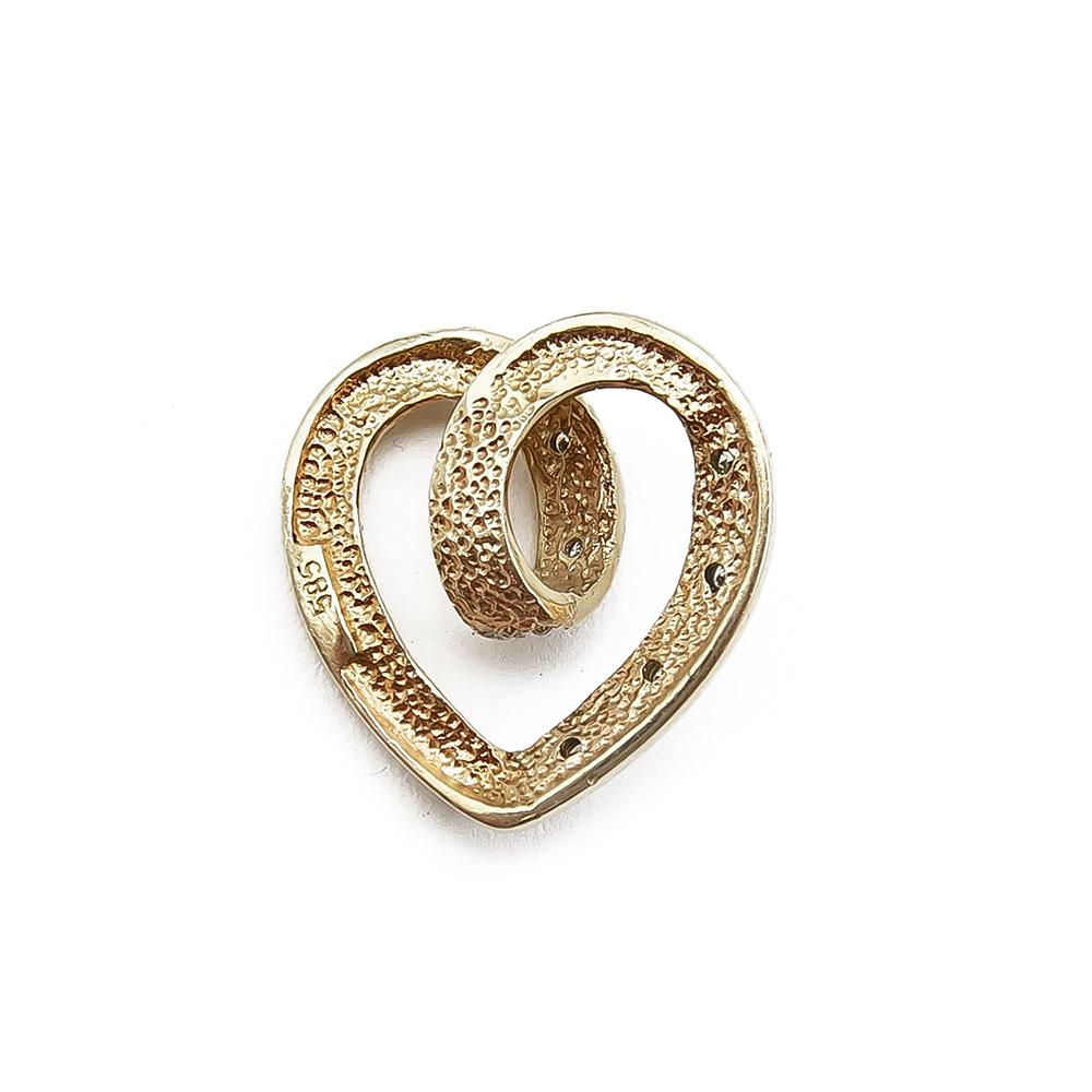 Sydänriipus timanteilla 0,03ct #1
